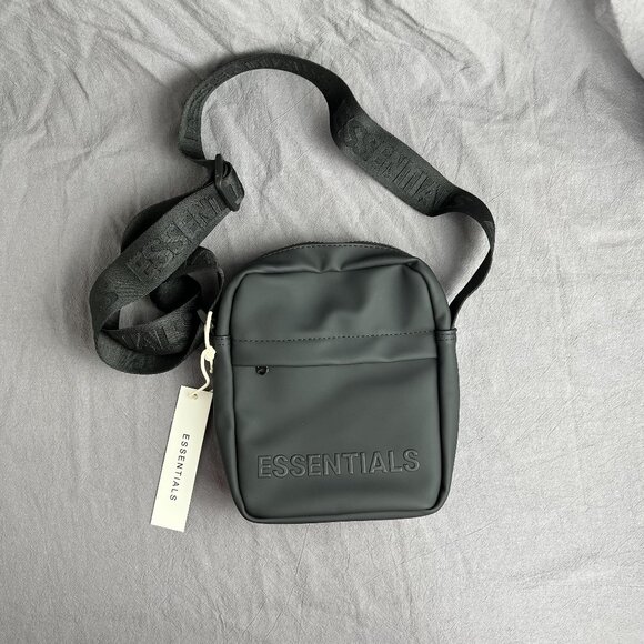 NWT Fear Of God Essentials Black Shoulder Bag - Picture 1 of 11